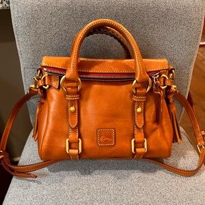 Dooney & Bourke Florentine Micro Satchel Tan